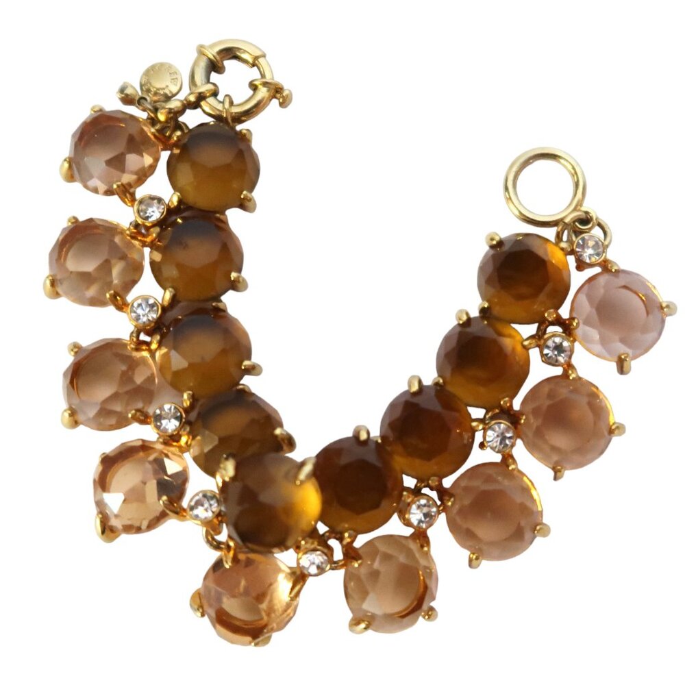 J CREW Crystal flower bracelet